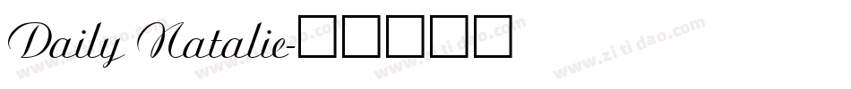 Daily Natalie字体转换